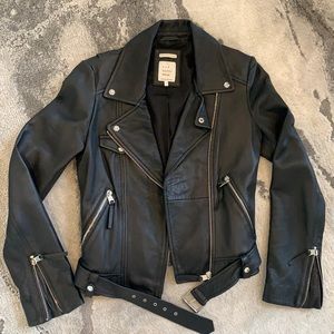 Zara leather jacket